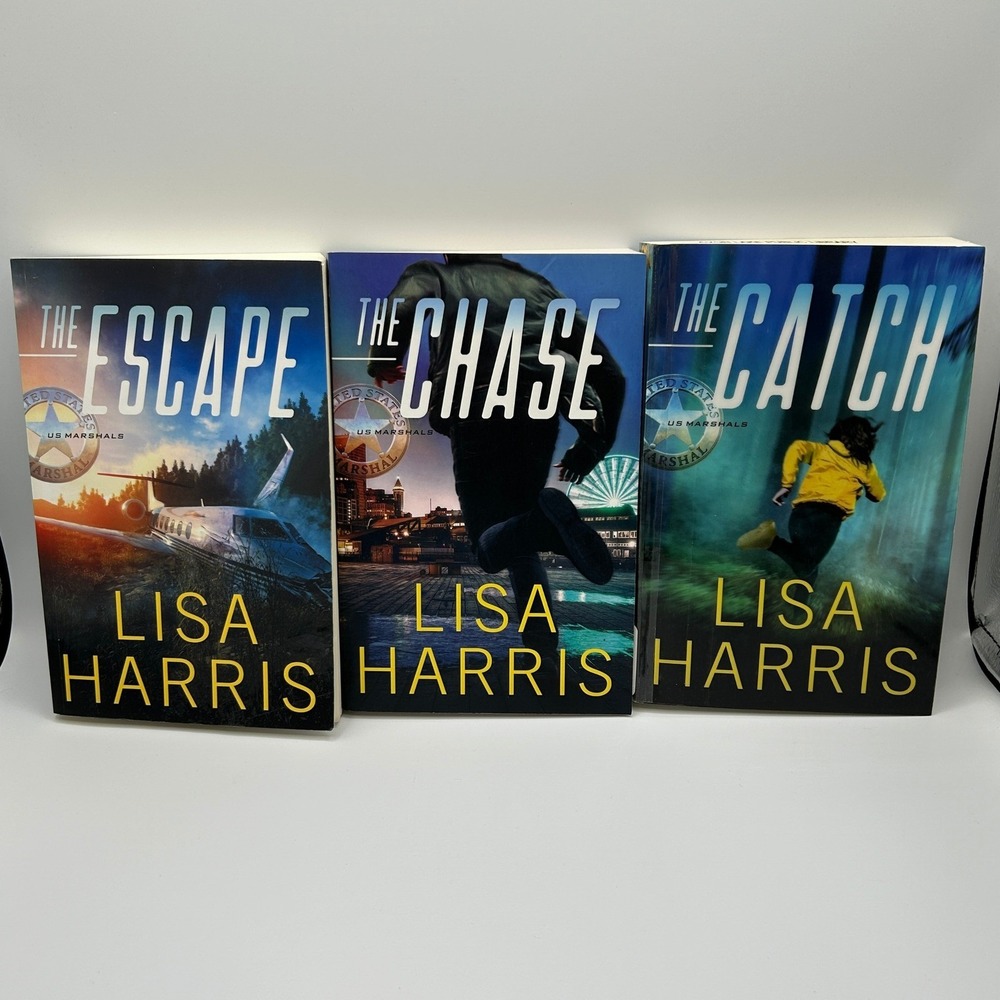 BUNDLE Lisa Harris US Marshals Series Books 1-3 Paperback Romantic Suspense Law